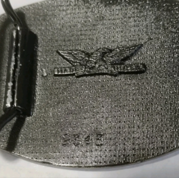 Cardiac Rescue Technician CRT Pewter Belt Buckle Vintage 1988 #2843 Made In USA  - Picture 3 of 4